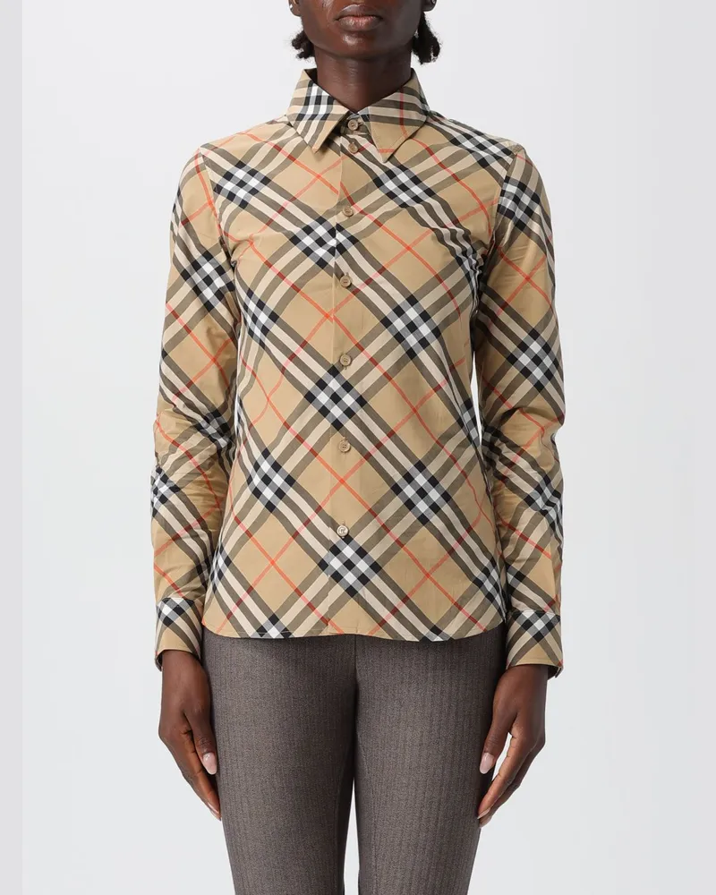 Burberry Hemdbluse damen Sand