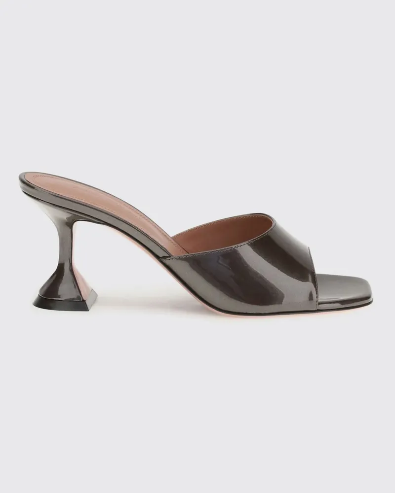 Amina Muaddi Schuhe damen Kaffee