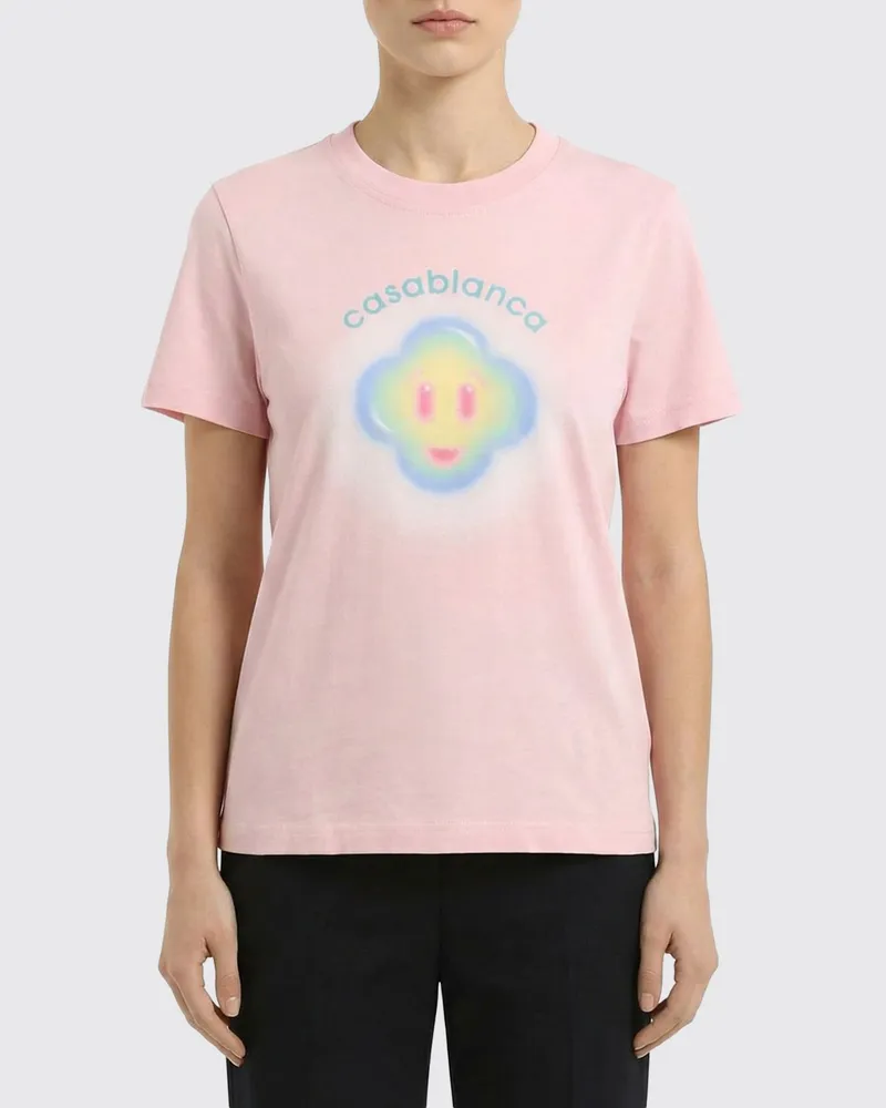 Casablanca Paris T-shirt damen Pink