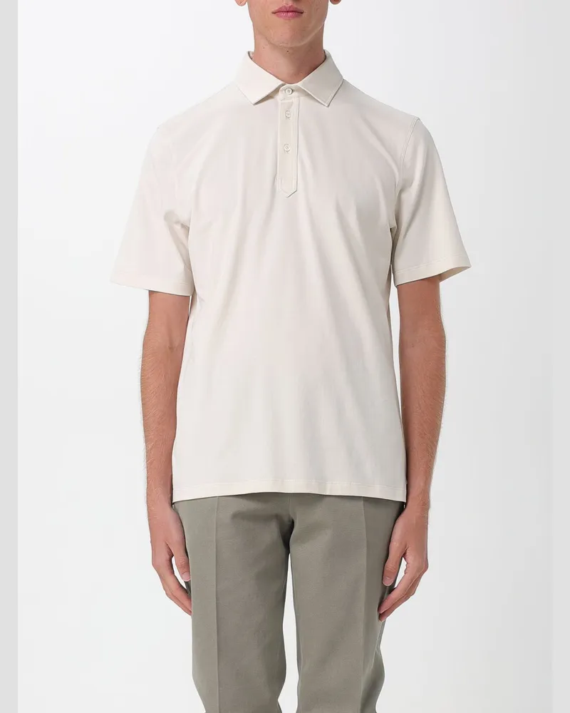 Brunello Cucinelli Polo herren Beige