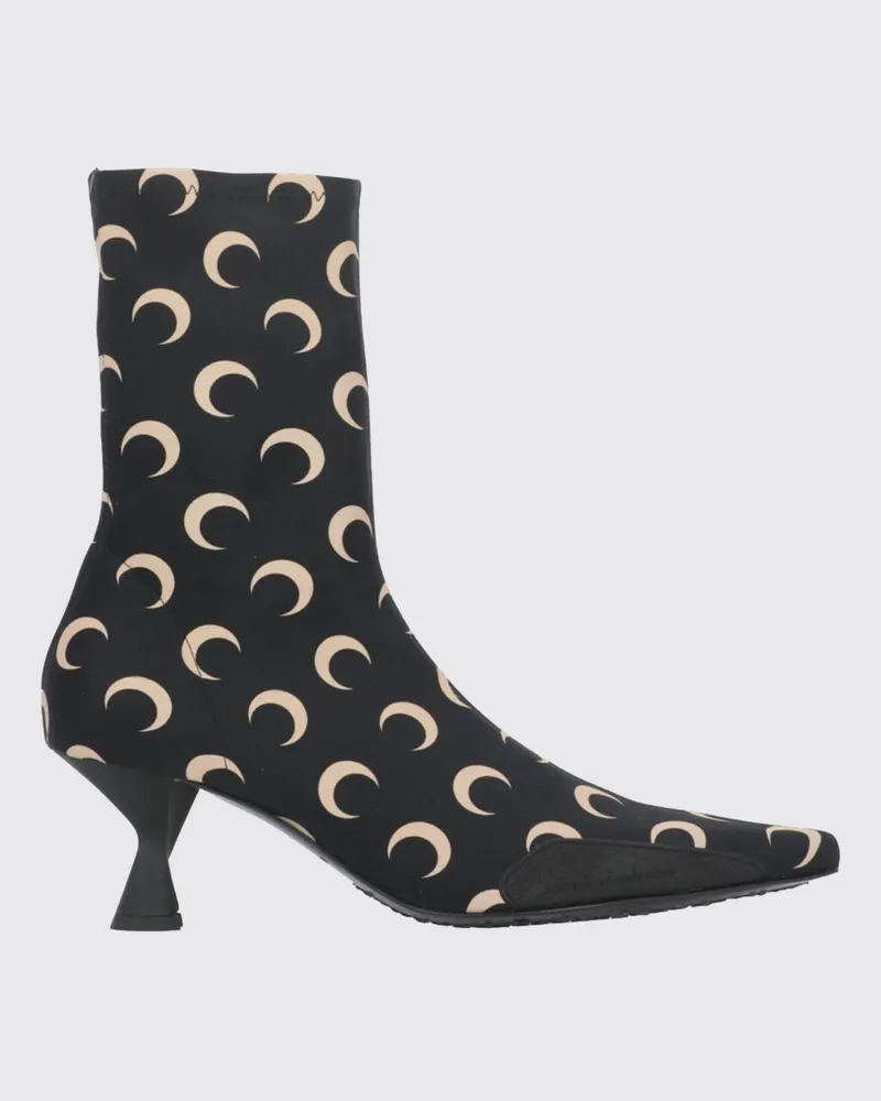 Marine Serre Stiefel damen Schwarz