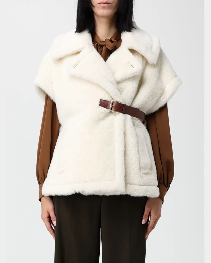 Max Mara Mantel damen Weiß
