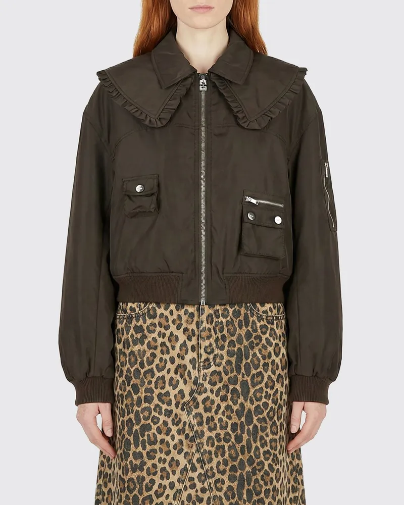 Ganni Jacke damen Braun