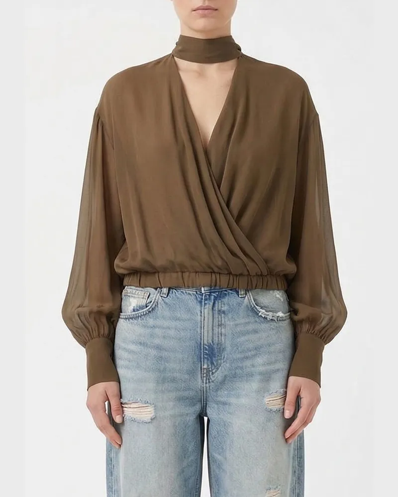 Blumarine Top damen Braun