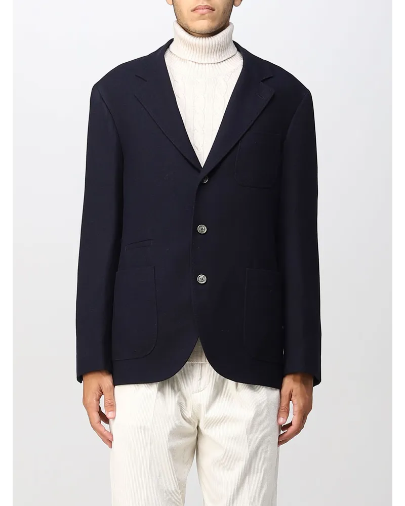 Brunello Cucinelli Herren Blazer Blau