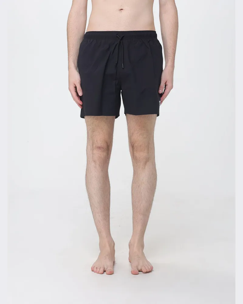 Emporio Armani Nylon-Badeanzug Schwarz