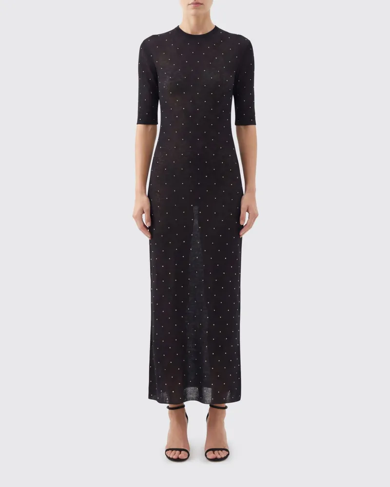 Paco Rabanne Kleid damen Schwarz
