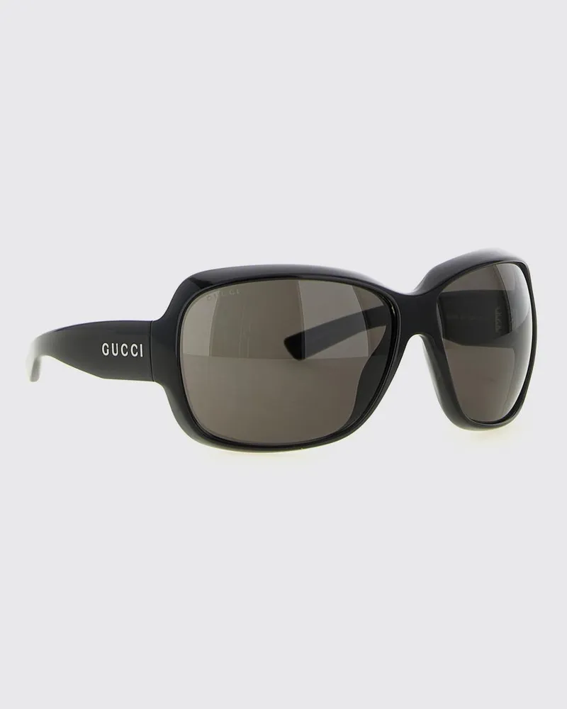 Gucci Sonnenbrille aus Acetat Schwarz