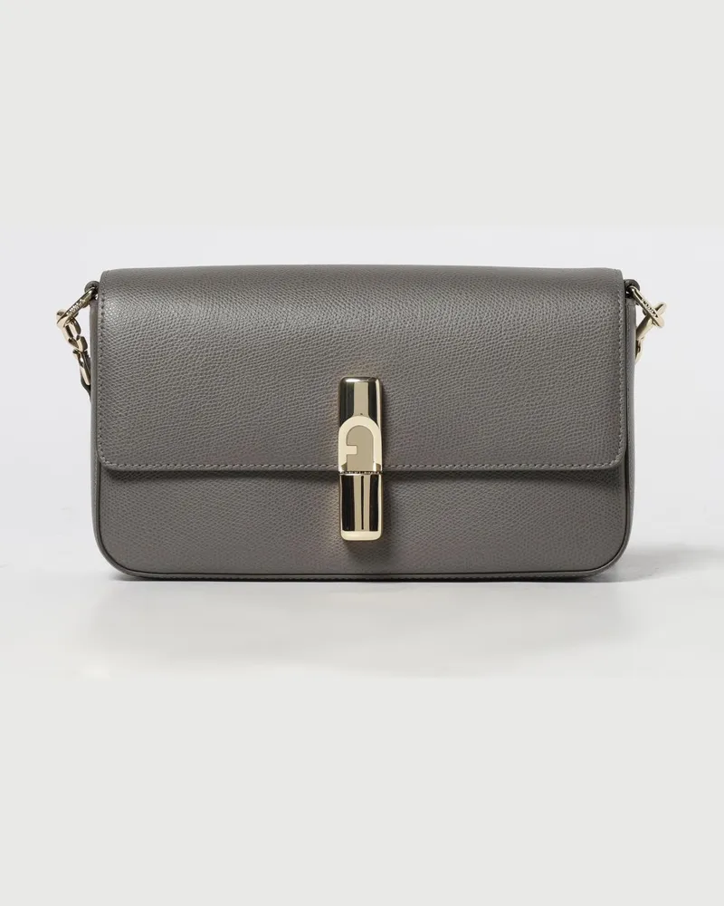 Furla Schultertasche damen Grau