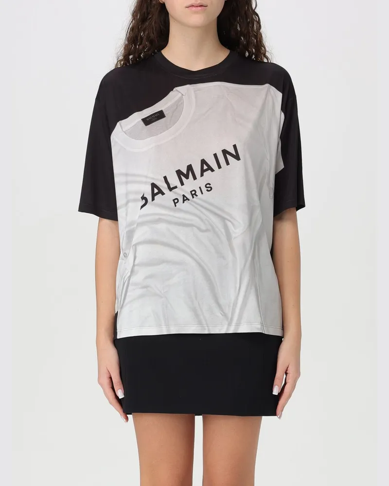 Balmain T-shirt damen Schwarz