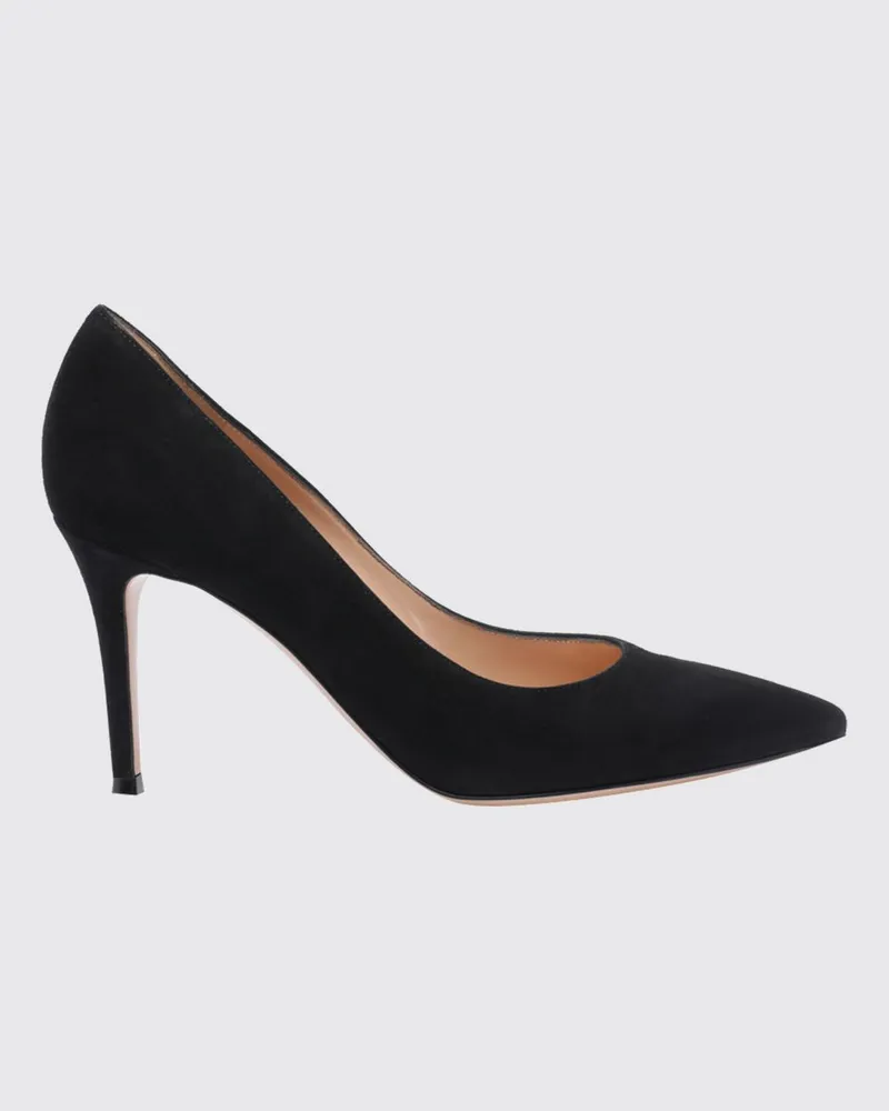 Gianvito Rossi Gianvito Wildlederpumps mit Stilettoabsatz Schwarz