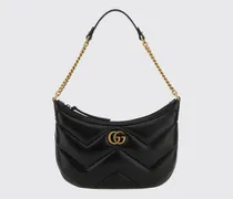 GG Marmont Hobo-Schultertasche aus Matelassé-Nappa mit Monogramm