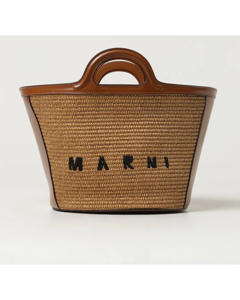 Marni Schultertasche damen Natural