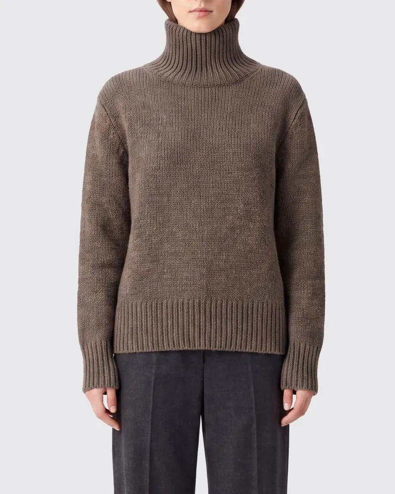 The Row Rollkragenpullover aus reinem Kaschmir mit Rippbündchen Grau