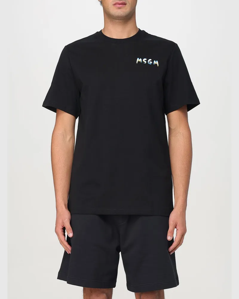 MSGM T-shirt herren Schwarz