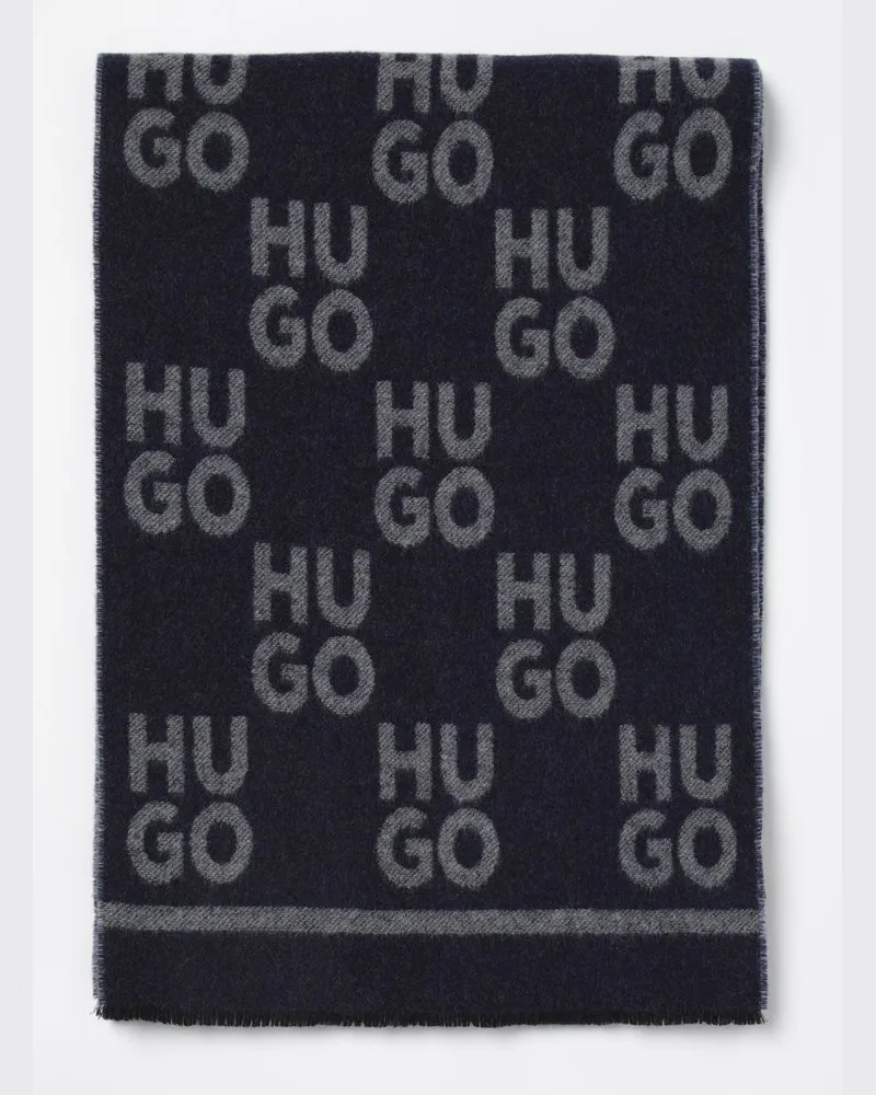 HUGO BOSS Schal herren Blau