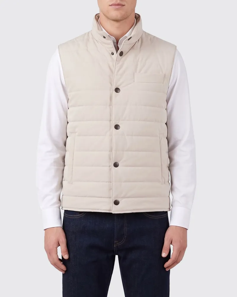 Fay Weste herren Beige