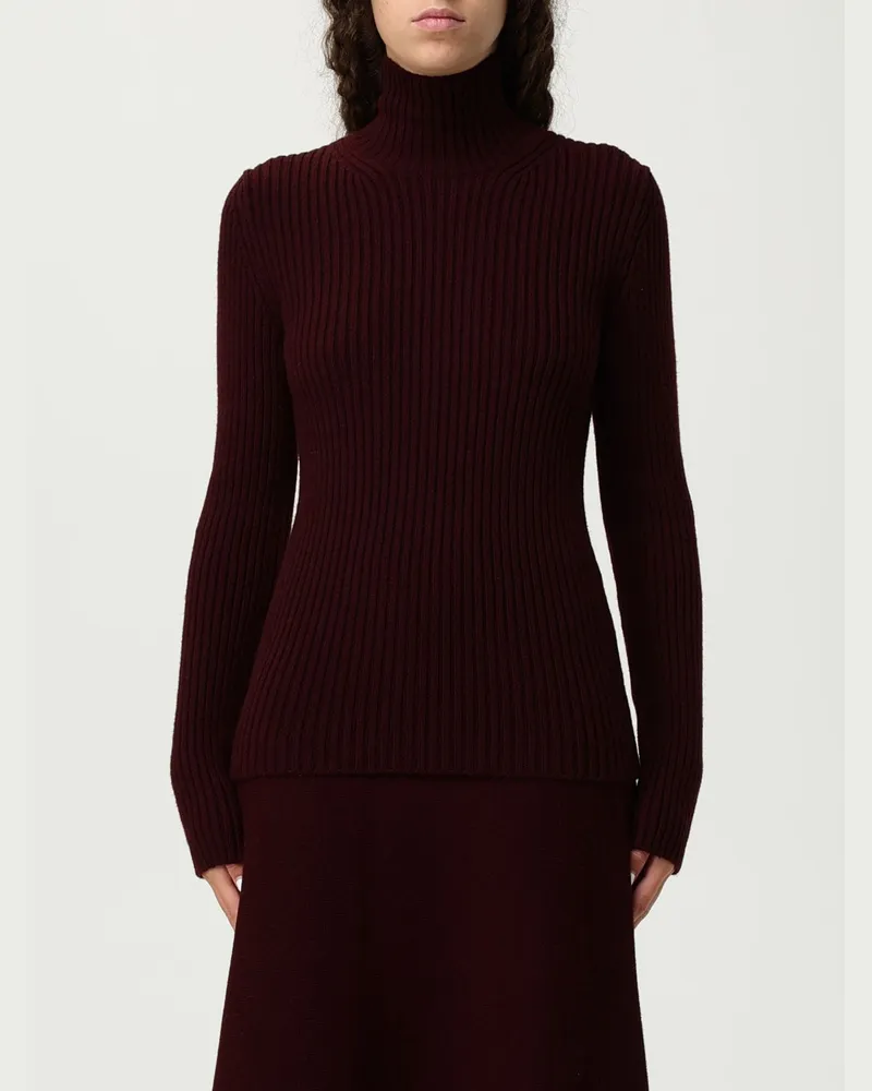 Max Mara Pullover damen Burgunderrot