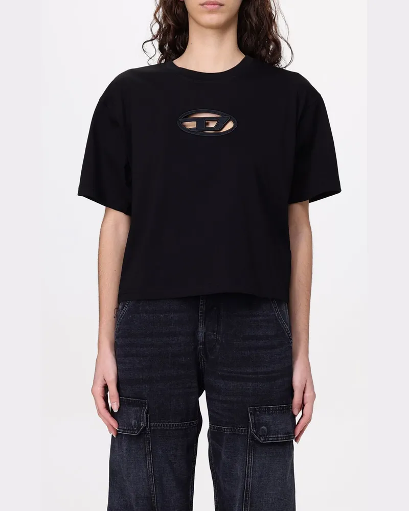 Diesel T-shirt damen Schwarz