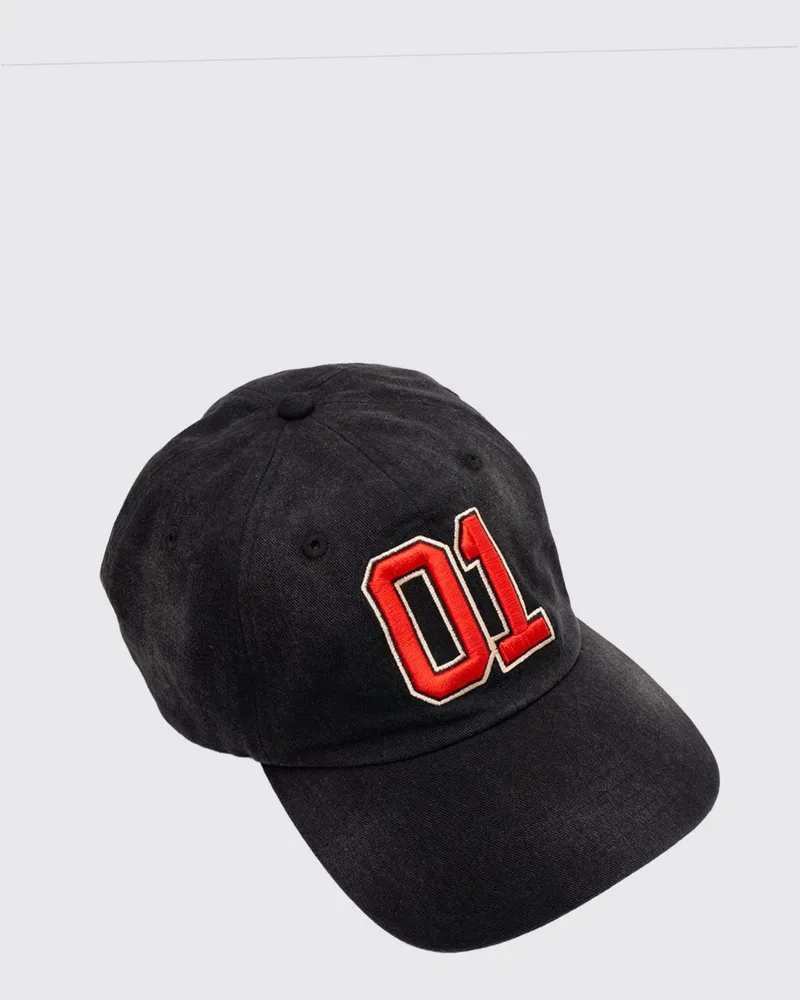 D1 Milano 01 Baumwoll Baseballkappe Charcoal