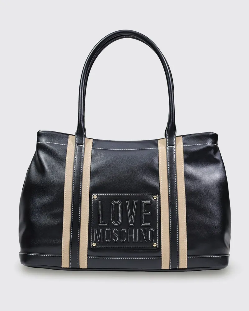 Moschino Schultertasche damen Schwarz
