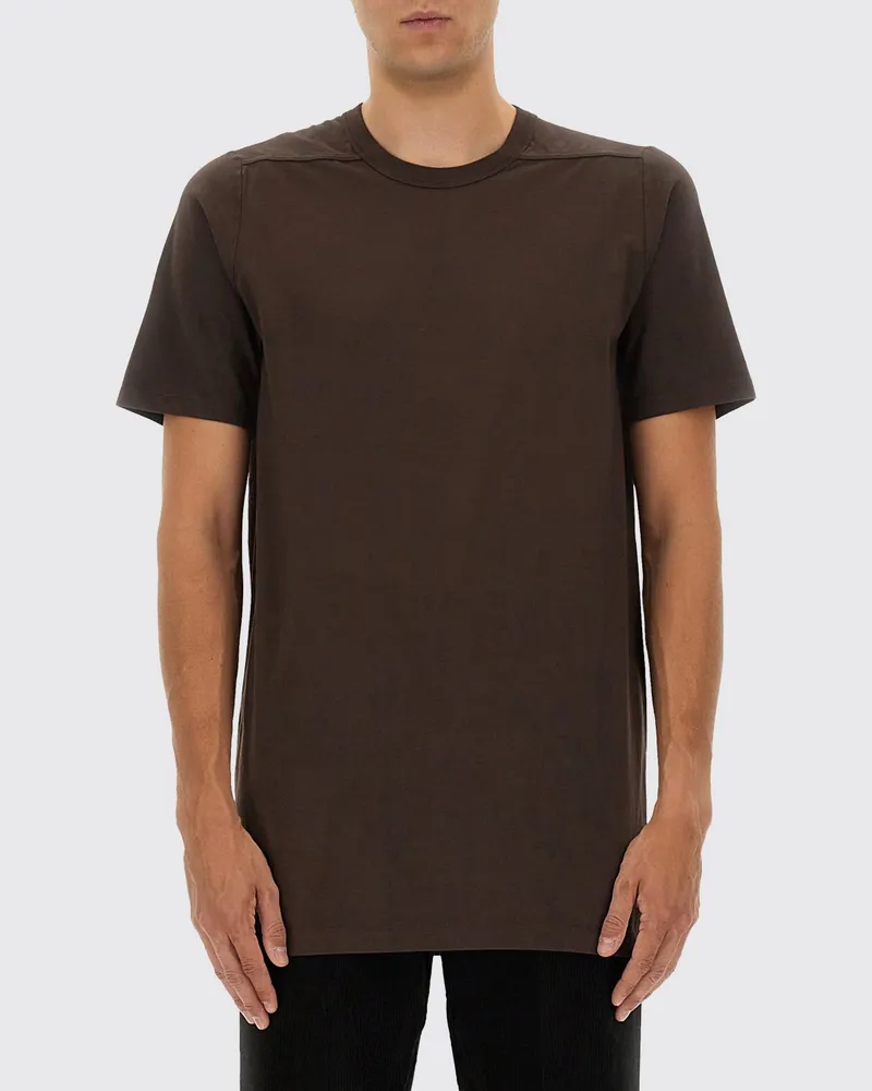 Rick Owens T-shirt herren Braun