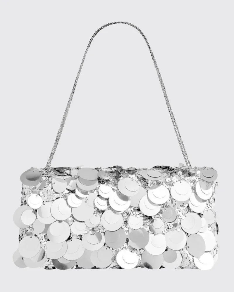 Paco Rabanne Schultertasche damen Silber