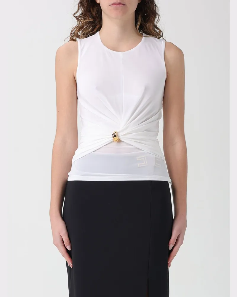 Elisabetta Franchi Top damen Ivory