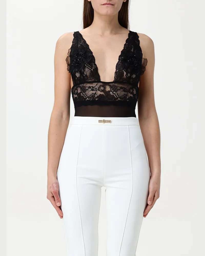 Elisabetta Franchi Body damen Schwarz