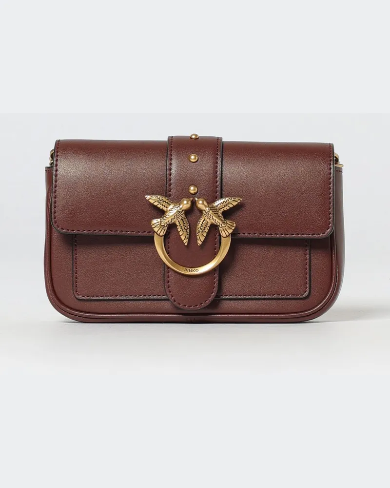 Pinko Schultertasche damen Burgunderrot