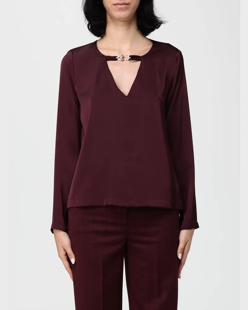 Hanita Top damen Burgunderrot