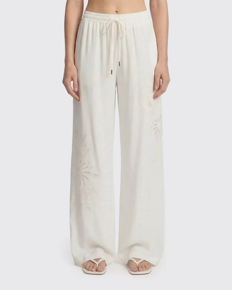 Ermanno Scervino Hose damen Weiß