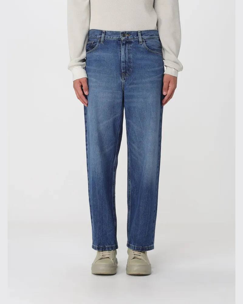 Carhartt WIP Brandon Wide-Leg-Jeans mit mittlerer Leibhöhe aus Baumwolldenim von Blau