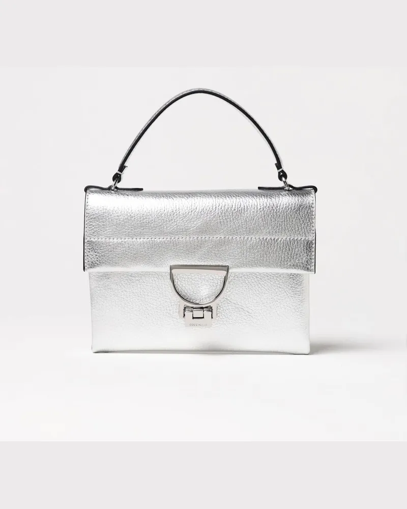Coccinelle Schultertasche damen Silber