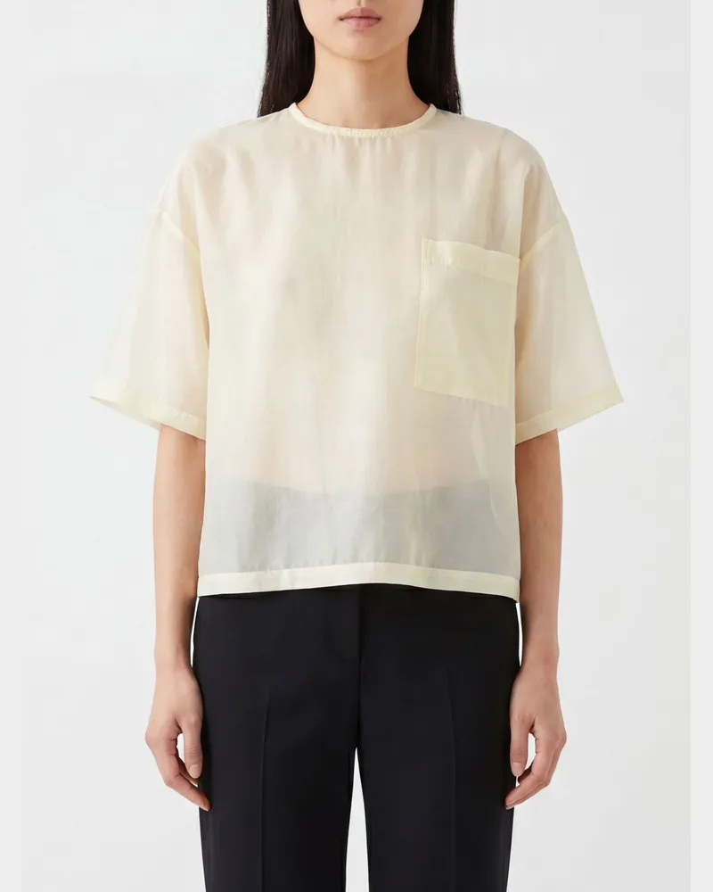 TELA Hemdbluse damen Gelb