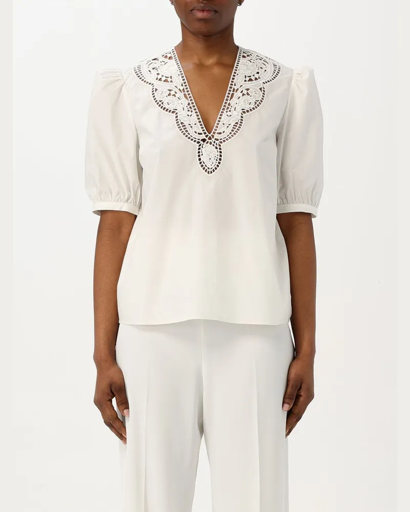Twin-Set Top damen Weiß