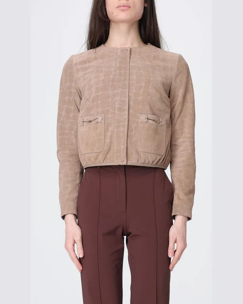 Elisabetta Franchi Jacke damen Grau