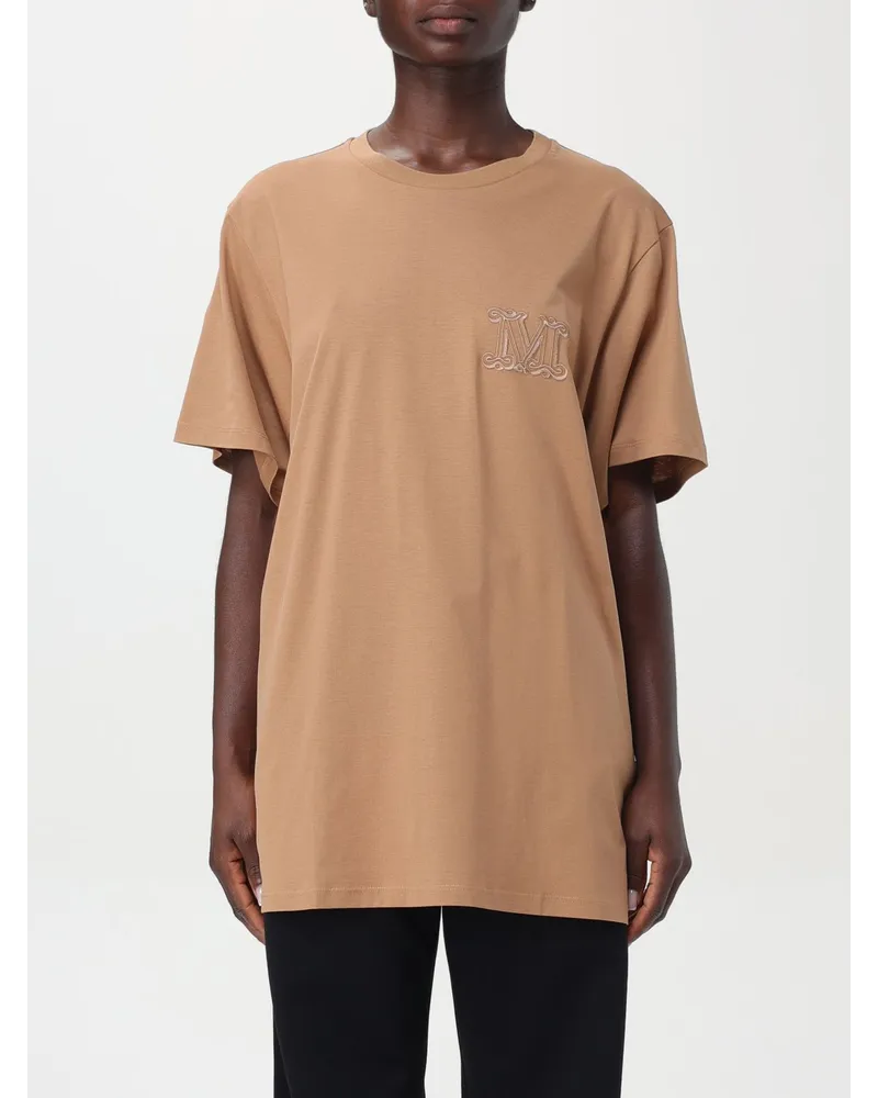 Max Mara T-shirt damen Camel