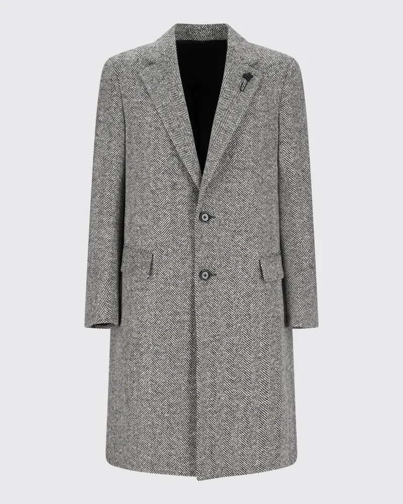 LARDINI Mantel herren Schwarz