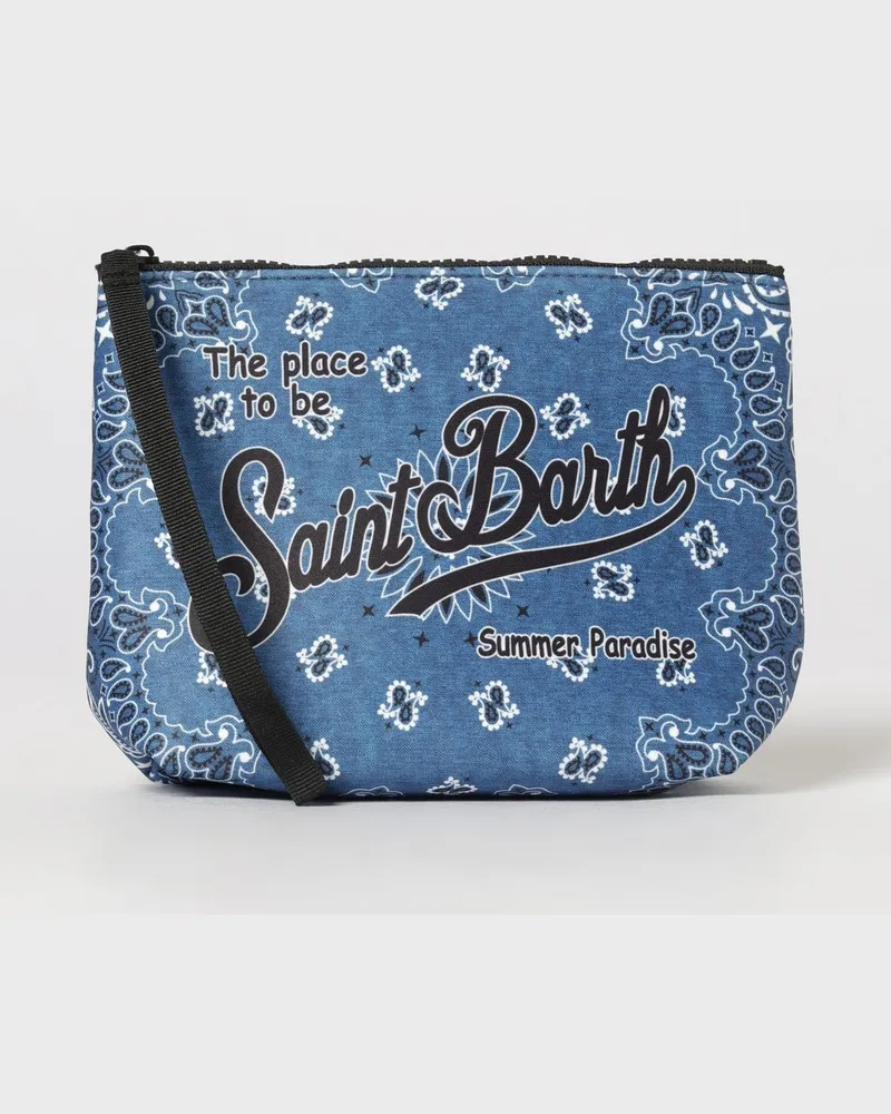 MC2 Saint Barth Aline MC2 Neopren-Pochette mit Saint Barth Logo Blau