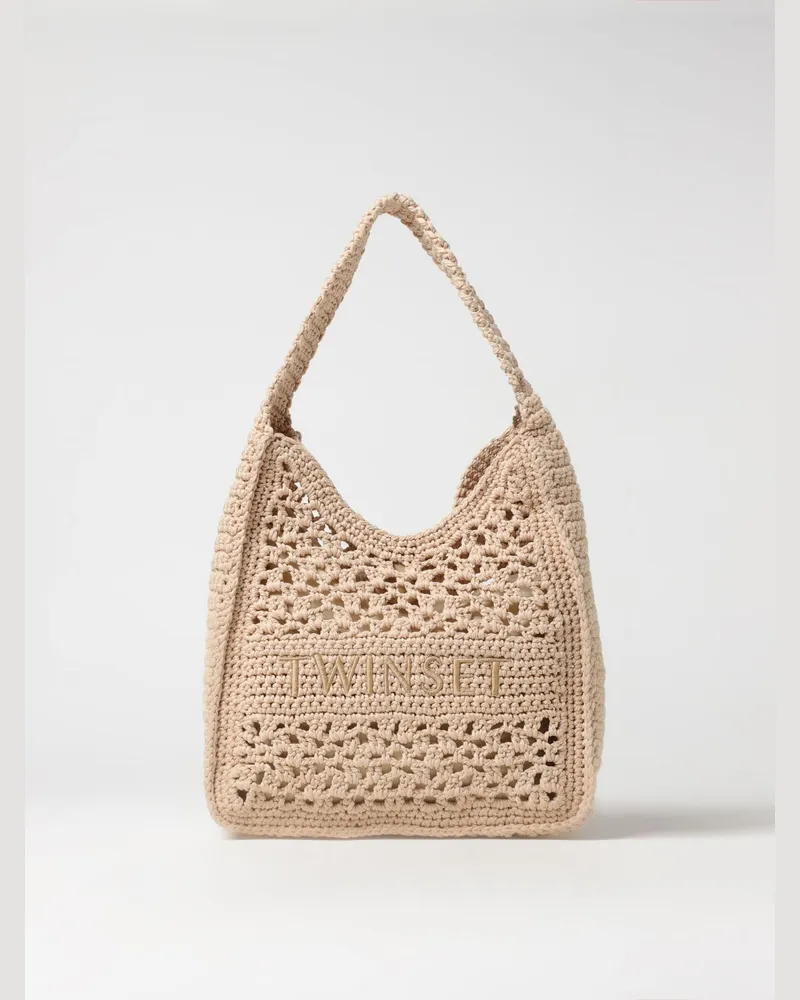 Twin-Set Schultertasche damen Natural