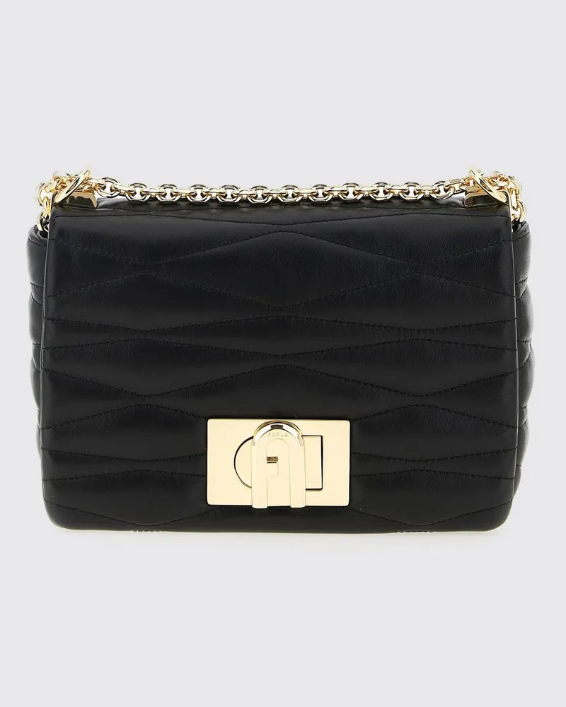 Furla Schultertasche damen Schwarz