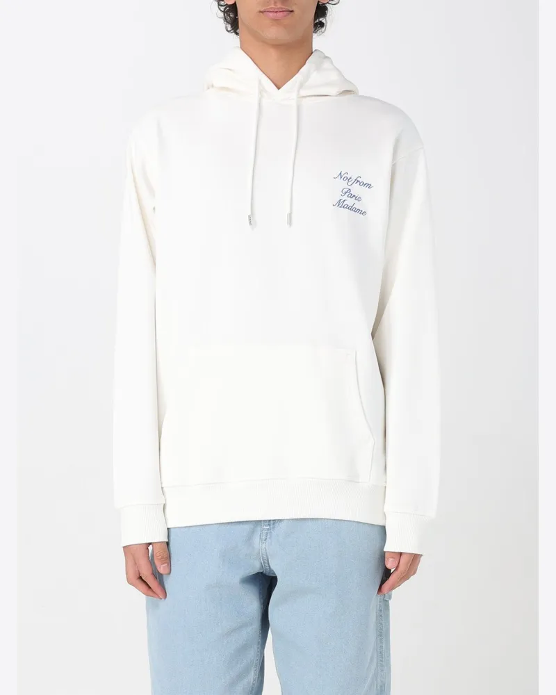 Drôle de Monsieur Sweatshirt herren Weiß