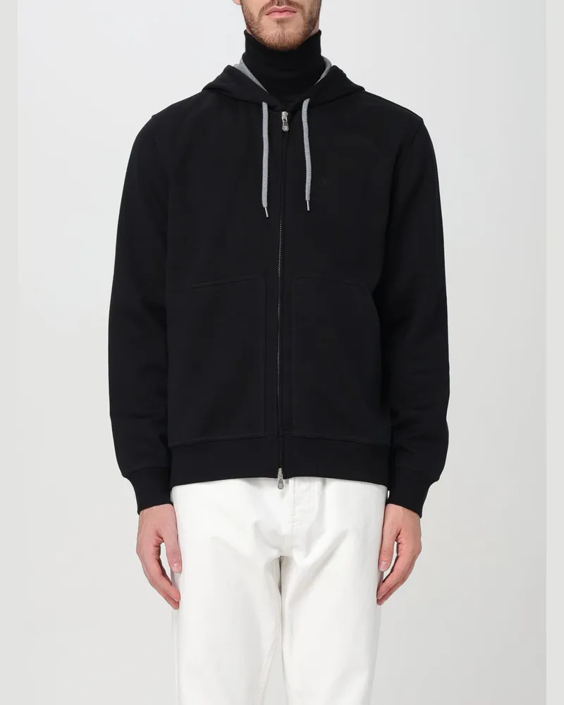 Brunello Cucinelli Sweatshirt herren Schwarz