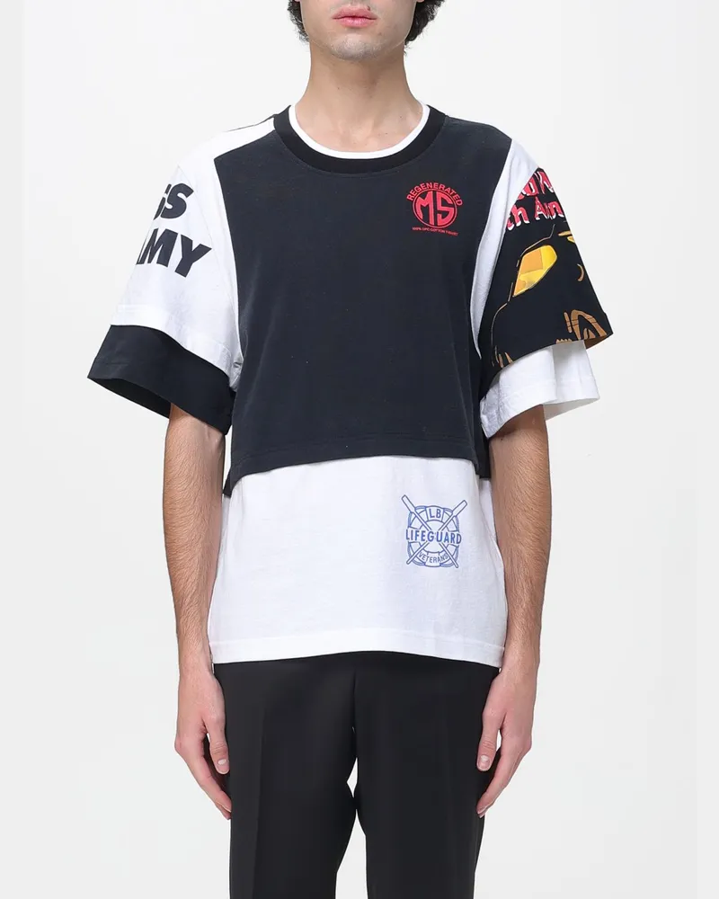 Marine Serre T-shirt herren Weiß