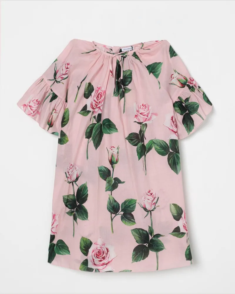 Dolce & Gabbana Kleid kinder Dolce & Gabbana Pink