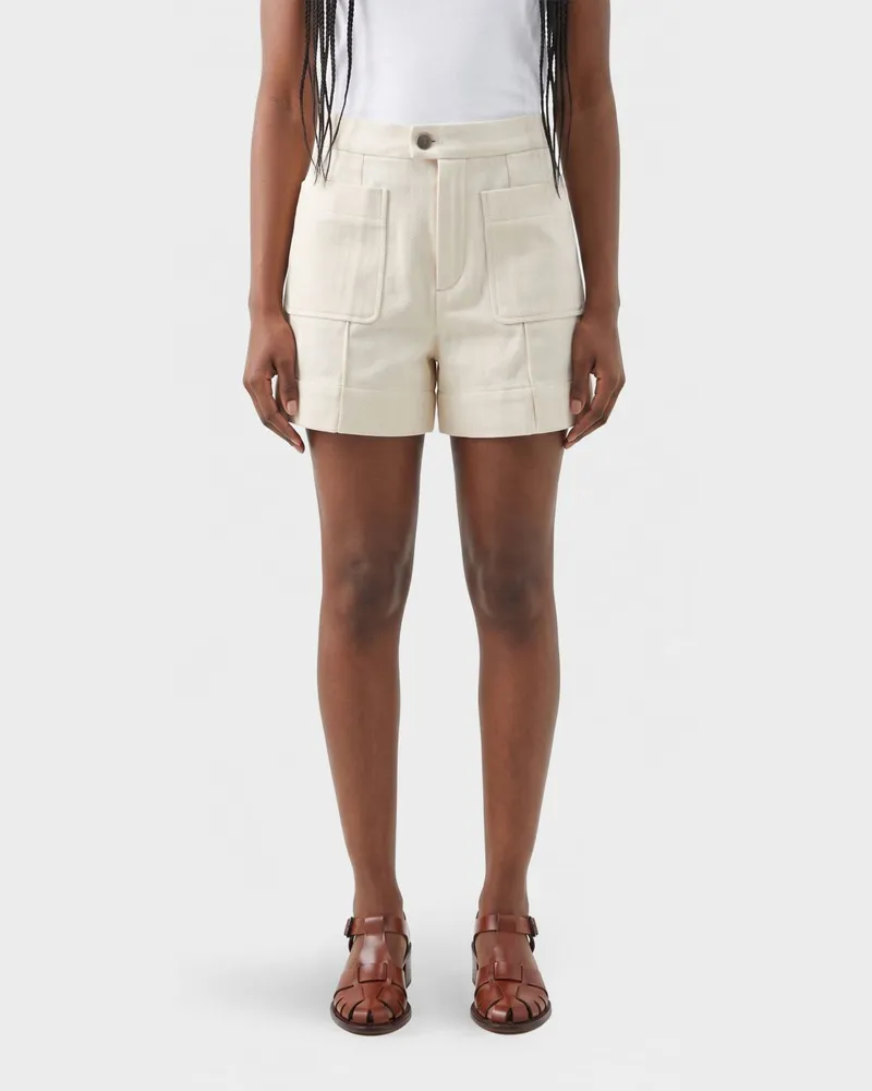 Soeur Baumwollshorts Cream