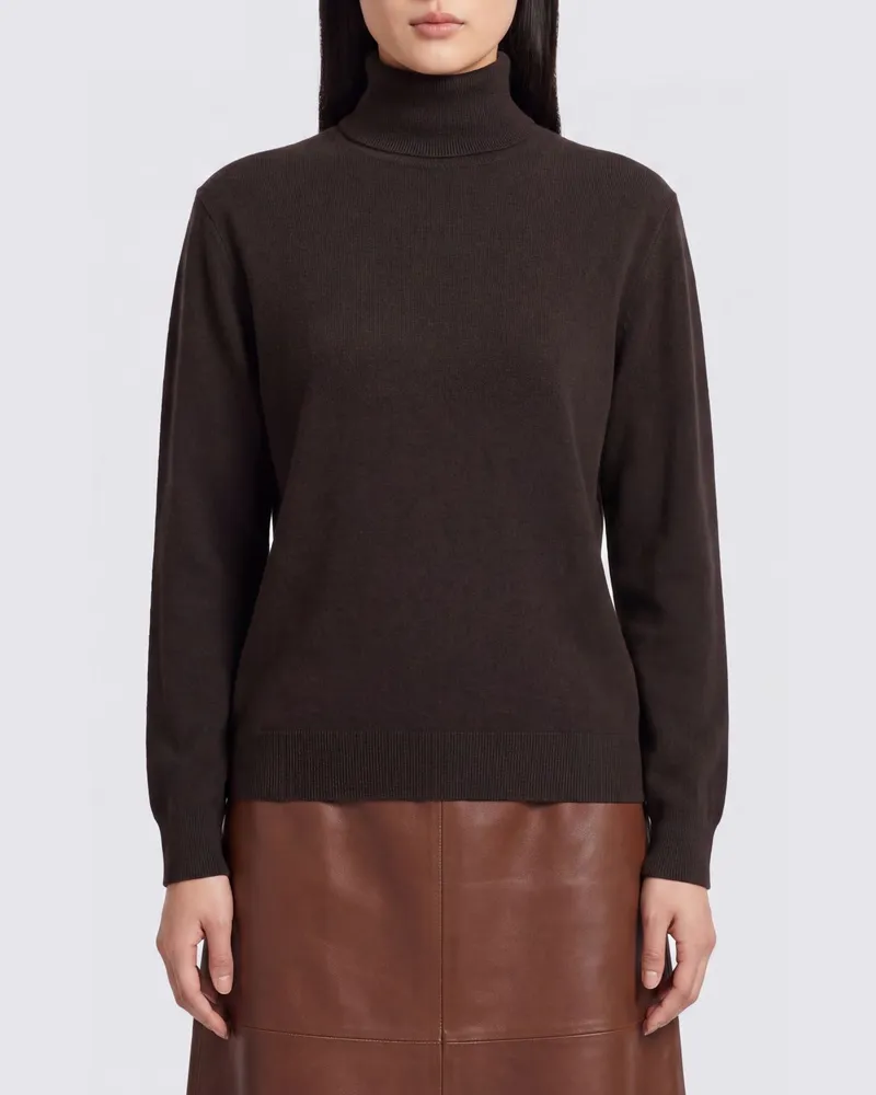 Brunello Cucinelli Slim Fit Rollkragenpullover aus reinem Kaschmir von Braun