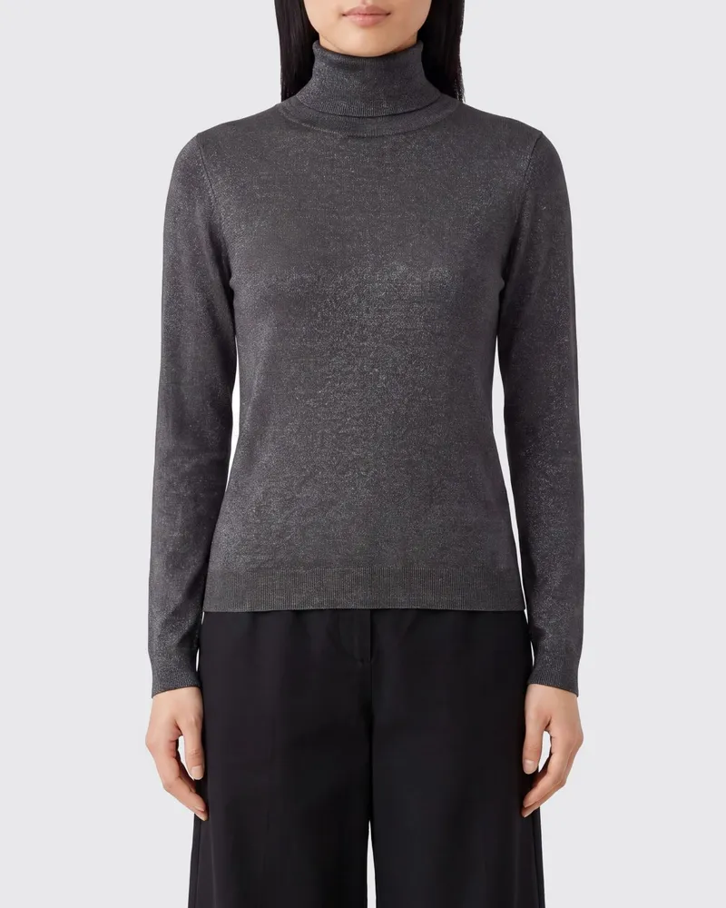 Brunello Cucinelli Schmal geschnittener Rollkragenpullover von aus Kaschmir und Seide Mouse