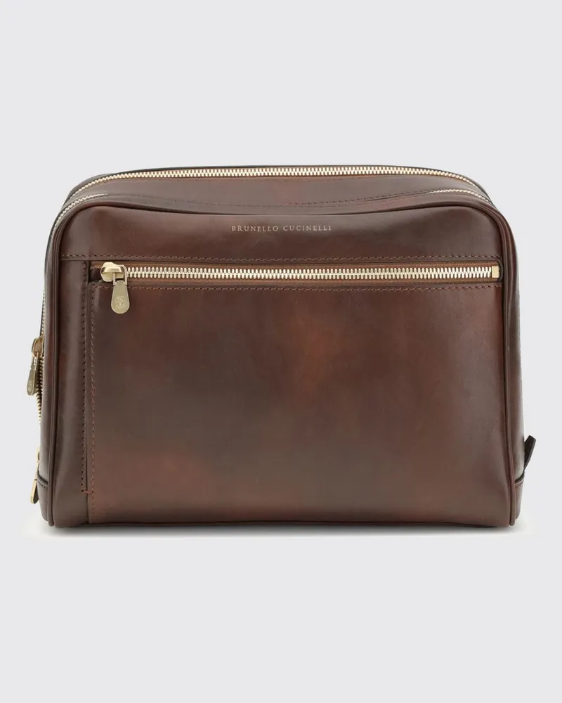 Brunello Cucinelli Tasche herren Burgunderrot